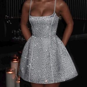 Babyboo ivory mini dress